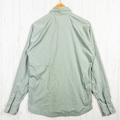 【Men's M グリーン系】 Houdini ( フーディニ ) ロングスリーブ リキッドロック シャツ ナイロン ウェア トップス インナー シャツ ロングスリーブTシャツ クルーネック 化繊 z00053076  化繊 ロングスリーブTシャツ クルーネック イ