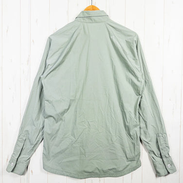 Men's M Green Houdini Long Sleeve Liquid Rock Shirt, Nylon, Top, Undershirt, Long Sleeve T-Shirt, Crew Neck, Synthetic Fiber, z00053076