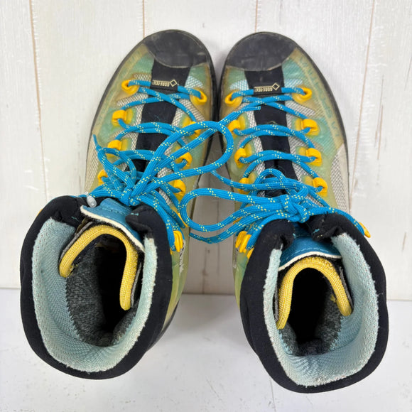 【Women's 23.7cm ブルー系】 La Sportiva ( ラ・スポルティバ ) トランゴ キューブ GTX ウーマン Trango Cube GTX Woman Malibu Blue / Yellow GORE-TEX セミワンタッチアイゼン対応 フットウェア