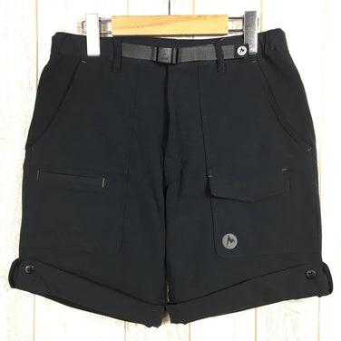 【Women's S ブラック系】 Marmot ( マーモット ) ソフトシェル マルチポケット ショーツ Softshell Multi-Pocket Shorts MJP-F2531W Asian Women's 化繊 ショーツ ショートパンツ ボトムス ウェア - 【公式】2ndGEAR（セカンドギア）Webショップ【登山用品・アウトドア用品専門 買取販売店】