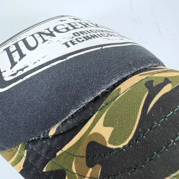 【OneSize ブラック系】 Hungerknock Originals ( ハンガーノック オリジナルス ) カモフラージュ ツバタン キャップ Camouflage TSUBATAN CAP ポリエステル ウェア ウェア小物 ヘッドウェア キャップ z0005