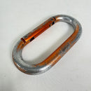 【OneSize オレンジ系】 SMC ( Seattle Manufacturing Corporation ) ヴィンテージ オーバル カラビナ Vintage Oval Carabiner ストレートゲート ロッククライミングギア z00061778  ロック-1