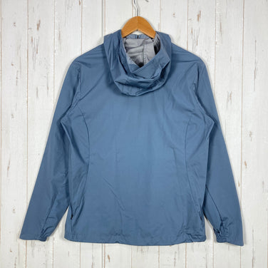 【Women's L グレー系】 Finetrack ( ファイントラック ) フロウ ラップ フーディ Flow Wrap Hoody ブルーグレー エバーブレスエア ニットラミネート ナイロン ウェア トップス アウター ジャケット ソフトシェル z0006112
