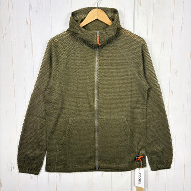 【Men's S グリーン系】 Ridge Mountain Gear ( リッジマウンテンギア ) アルファ フルジップ フーディ Alpha Full Zip Hoodie  Forest Floor z00055787 Forest Floor フリース アウ