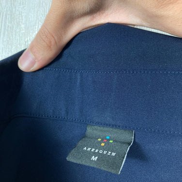 【Unisex M ネイビー系】 Shinogi By Axesquin ( 凌 By アクシーズクイン ) ヒトリシズカ ナイロン ウェア トップス インナー シャツ ロングスリーブシャツ 化繊 z00053969  化繊 ロングスリーブシャツ インナー シャツ ト