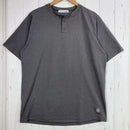 【Men's L グレー系】 Narifuri ( ナリフリ ) NFC アクティブ メッシュ ヘンリーネック Tシャツ ポリエステル ウェア トップス インナー シャツ ロングスリーブTシャツ クルーネック 化繊 z00059302  化繊 ロングスリーブTシャ-1