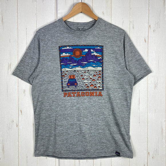 【Men's M グレー系】 2020 Patagonia ( パタゴニア ) キャプリーン クール デイリー グラフィック シャツ Capilene Cool Daily Graphic Shirt SRFE ポリエステル ウェア トップス インナー シャツ シ