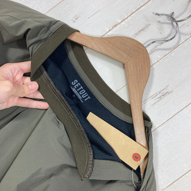 【Men's XL グリーン系】 Set Out（セトアウト） デュラブル ウォーム プルオーバー Durable Warm Pullover ナイロン ウェア トップス インナー シャツ ロングスリーブシャツ 化繊 Teijin Octa ( 帝人オクタ ) z00