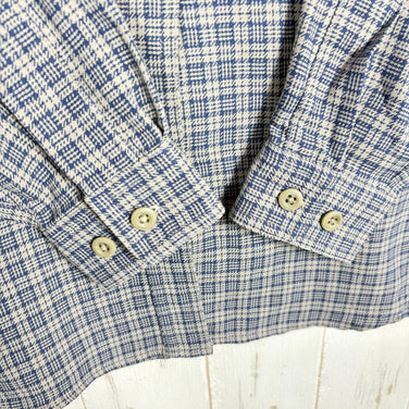 【Men's M ネイビー系】 Montbell ( モンベル ) ロングスリーブ チェックシャツ ポリエステル ウェア トップス インナー シャツ ロングスリーブシャツ 化繊 z00055016  化繊 ロングスリーブシャツ インナー シャツ トップス ウェア