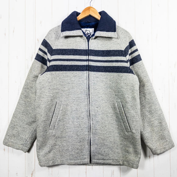 【Unisex M グレー系】 1970s Woolrich ( ウールリッチ ) ウール フリース ジャケット Wool Fleece Jacket ビンテージ オリジナル 入手困難 ウール ウェア トップス アウター ジャケット ウール z00052859  ウ