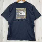 【Men's M ブラック系】 The North Face ( ザ・ノースフェイス ) ショートスリーブスクエアカモフラージュティー S/S Square Camofluge Tee ポリエステル ウェア トップス インナー シャツ ショートスリーブTシャツ クル