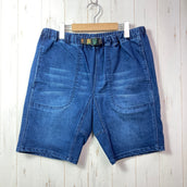【Men's L ネイビー系】 Rokx ( ロックス ) デニム スリムショーツ Denim Slim Short Dark Wash コットン ウェア ボトムス ショーツ ショートパンツ コットン z00057276 Dark Wash コットン ショーツ ショ