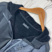 【Men's XL ブラック系】 Static ( スタティック ) アドリフト ハーフジップ フーディ ADRIFT HALF ZIP HOODY ポリエステル ウェア トップス アウター ジャケット フリース Teijin Octa ( 帝人オクタ ) z0005