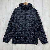 【Men's L ブラック系】 2019 Patagonia ( パタゴニア ) マイクロ パフ フーディ Micro Puff Hoody プルマフィル 化繊インサレーション 耐久撥水 パッカブル 化繊ダウン ウェア トップス アウター ジャケット 化繊インサレー