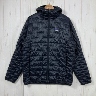 【Men's L ブラック系】 2019 Patagonia ( パタゴニア ) マイクロ パフ フーディ Micro Puff Hoody プルマフィル 化繊インサレーション 耐久撥水 パッカブル 化繊ダウン ウェア トップス アウター ジャケット 化繊インサレー