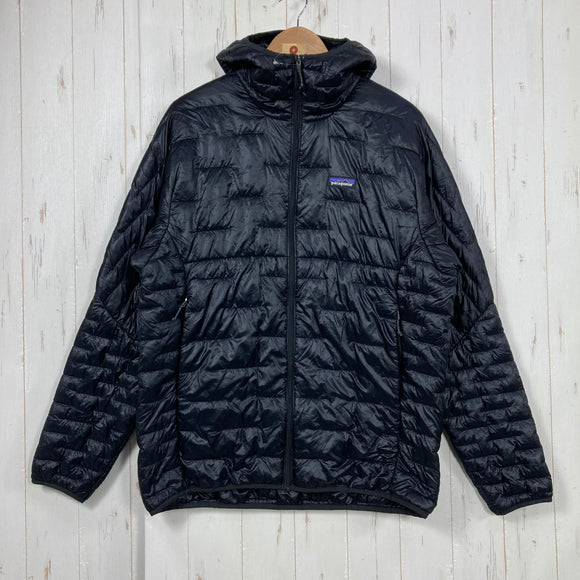 【Men's L ブラック系】 2019 Patagonia ( パタゴニア ) マイクロ パフ フーディ Micro Puff Hoody プルマフィル 化繊インサレーション 耐久撥水 パッカブル 化繊ダウン ウェア トップス アウター ジャケット 化繊インサレー