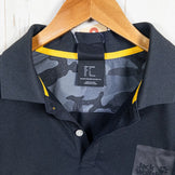 Men's Medium Black Jackwolfskin Cotton Short Sleeve Polo Shirt, Cotton Top, Undershirt, Synthetic Fiber, z00053094
