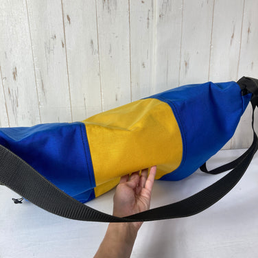 【OneSize ブルー系】 1996 Timbuk2 ( ティンバック ツー ) クラシック メッセンジャーバッグ L Classic Messenger Bag L ビンテージ オリジナル 入手困難 旧タグ コーデュラナイロン製 ウクライナカラー バッグ スト