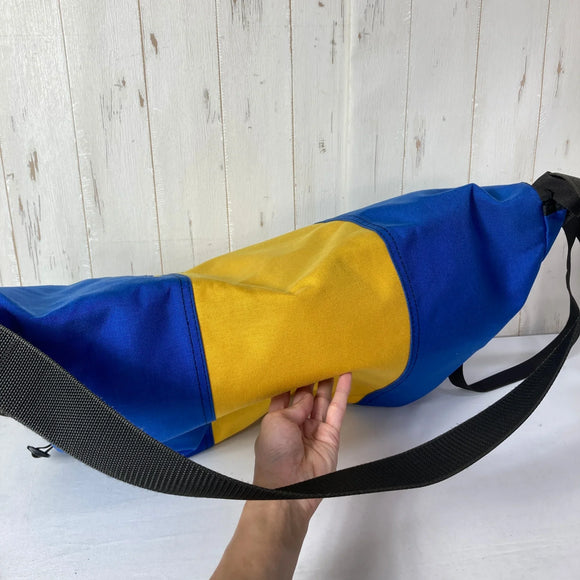 【OneSize ブルー系】 1996 Timbuk2 ( ティンバック ツー ) クラシック メッセンジャーバッグ L Classic Messenger Bag L ビンテージ オリジナル 入手困難 旧タグ コーデュラナイロン製 ウクライナカラー バッグ スト