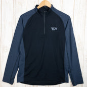 【Men's S ブラック系】 Mountain Hardwear ( マウンテンハードウェア ) バターマン ハーフジップ Butterman 1/2 Zip ポリエステル OE7992 Men's 化繊 ロングスリーブシャツ インナー シャツ トップス ウェア - 【公式】2ndGEAR（セカンドギア）Webショップ【登山用品・アウトドア用品専門 買取販売店】