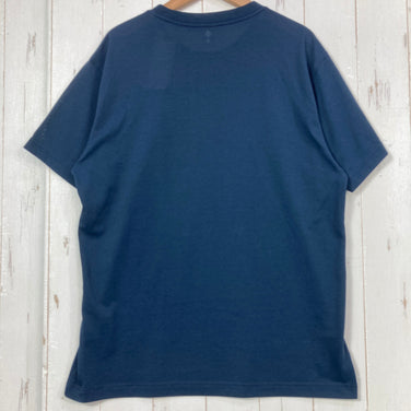【Men's M ネイビー系】 Montbell ( モンベル ) ウィック ティー Wic T ポリエステル ウェア トップス インナー シャツ ショートスリーブTシャツ クルーネック 化繊 z00057740  化繊 ショートスリーブTシャツ クルーネック イン