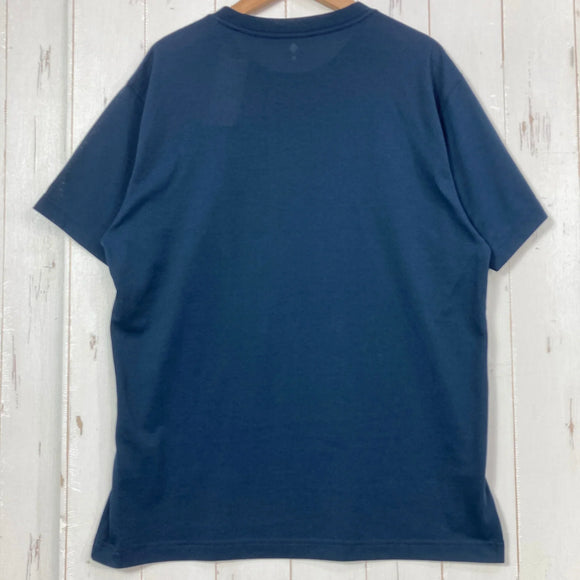 【Men's M ネイビー系】 Montbell ( モンベル ) ウィック ティー Wic T ポリエステル ウェア トップス インナー シャツ ショートスリーブTシャツ クルーネック 化繊 z00057740  化繊 ショートスリーブTシャツ クルーネック イン