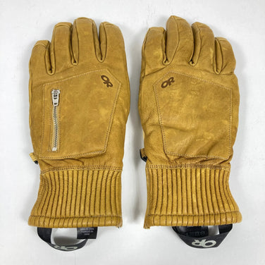 Men's M Beige Outdoor Research x Holden Collaboration Model Iggy Gloves Leather Apparel Accessories Gloves z00053577