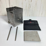 One Size Silver Firebox Stove Gen 2 Stainless Steel Camping Gear Fire Pit (z00054112)