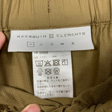 【Unisex 1 ベージュ系】 Axesquin Elements ( アクシーズクインエレメンツ ) 軽くてサラサラなパンツ Karukute Sarasara na Pants クチバイロ PERTEX EQUILIBRIUM メカニカルストレッチ ナイロン ウ