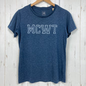 【Women's L ネイビー系】 The North Face ( ザ・ノースフェイス ) ショートスリーブ ウール ミックス Tシャツ ポリエステル ウェア トップス インナー シャツ ショートスリーブTシャツ クルーネック ウール z00058998  ウール シ