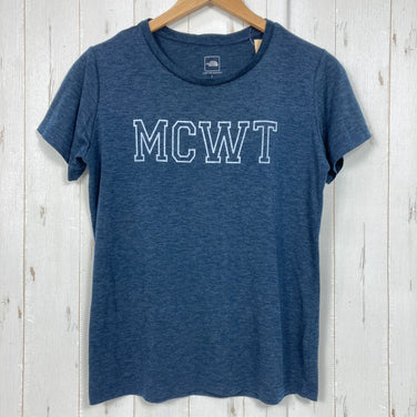 【Women's L ネイビー系】 The North Face ( ザ・ノースフェイス ) ショートスリーブ ウール ミックス Tシャツ ポリエステル ウェア トップス インナー シャツ ショートスリーブTシャツ クルーネック ウール z00058998  ウール シ