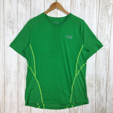 【Men's M グリーン系】 Mountain Hardwear ( マウンテンハードウェア ) クールランナー ショートスリーブ Tシャツ Cool Runner Short Sleeve T OM5832 Men's 化繊 ショートスリーブTシャツ クルーネ - 【公式】2ndGEAR（セカンドギア）Webショップ【登山用品・アウトドア用品専門 買取販売店】