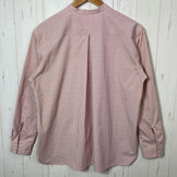 【女式 S 红色系】 Millet (米勒) 防蚊格纹立领长袖衬衫 Insect Barrier Check Stand Shirt Long Sleeve 聚酯纤维 户外服饰 上衣 内搭 衬衫