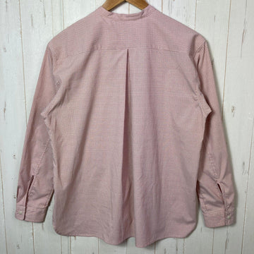 【Women's S レッド系】 Millet ( ミレー ) インセクト バリヤー チェック スタンドシャツ ロングスリーブ Insect Barrier Check Stand Shirt Long Sleeve ポリエステル ウェア トップス インナー シャツ - 0