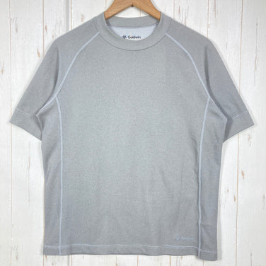 【Men's S グレー系】 Goldwin ( ゴールドウィン ) リポーズ Tシャツ Re-Pose T-Shirt C3fit（シースリーフィット） ポリエステル ウェア トップス インナー シャツ ショートスリーブTシャツ クルーネック 化繊 z00058