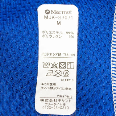【Men's M ブルー系】 Marmot ( マーモット ) クライムスピード エア ロングスリーブ ジップ Climb Speed Air L/S Zip ポリエステル MJK-S7071 Asian Men's 化繊 ロングスリーブシャツ インナー シャツ - 【公式】2ndGEAR（セカンドギア）Webショップ【登山用品・アウトドア用品専門 買取販売店】