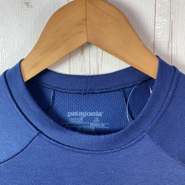 Men's Small Navy 2012 Patagonia Capilene 3 Midweight Crew, Polyester Long Sleeve Crew T-Shirt
