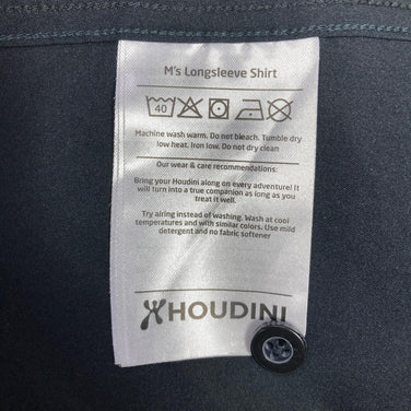 【Men's M ブラック系】 Houdini ( フーディニ ) ロングスリーブ シャツ Longsleeve Shirt ポリエステル ウェア トップス インナー シャツ ロングスリーブシャツ 化繊 z00056430  化繊 ロングスリーブシャツ インナー シ