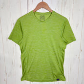 【Men's S グリーン系】 2020 Patagonia ( パタゴニア ) キャプリーン クール ライトウェイト シャツ Capilene Cool Lightweight Shirt SPYG ポリエステル ウェア トップス インナー シャツ ショートスリー