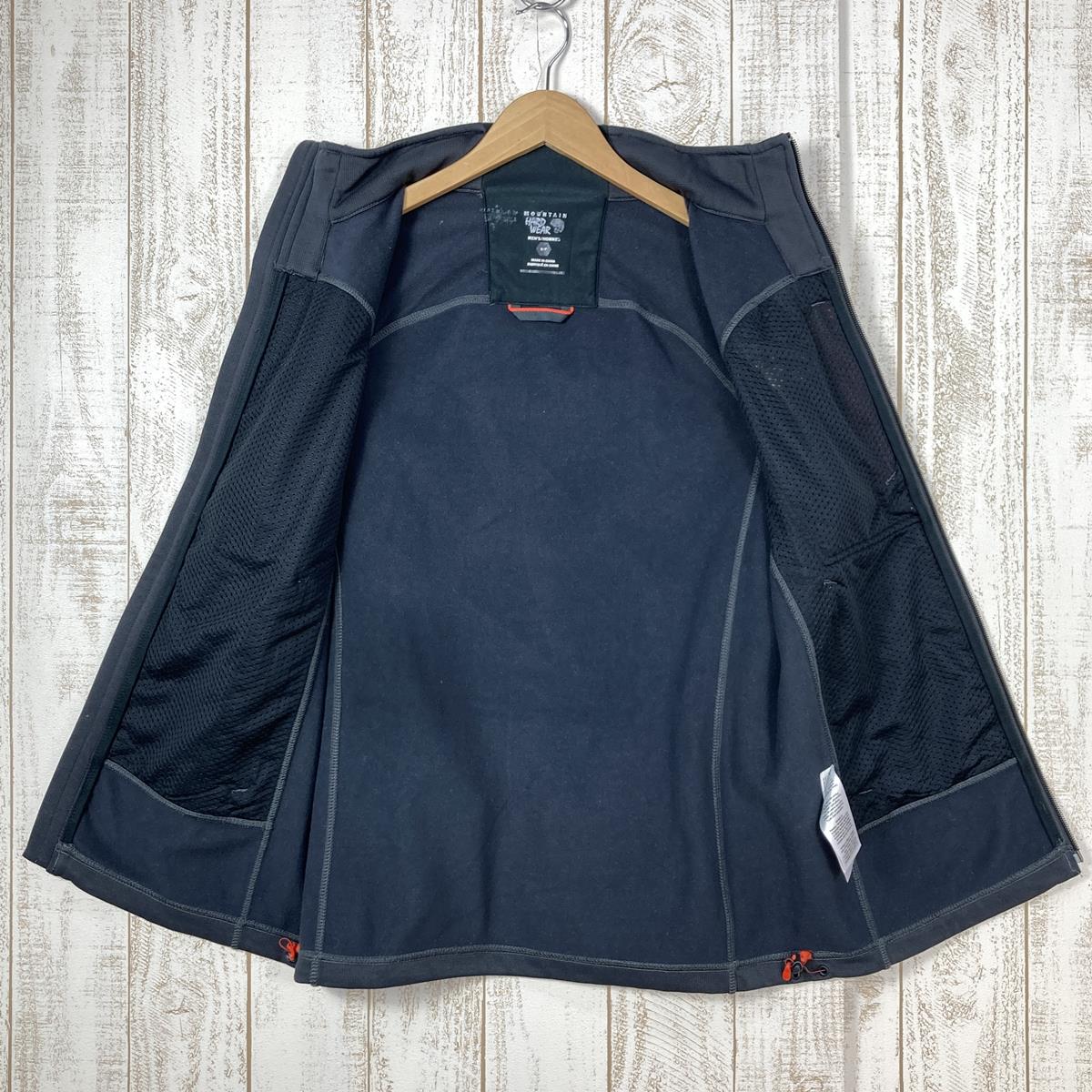 【Men's S グレー系】 Mountain Hardwear ( マウンテンハードウェア ) デスナ フルジップジャケット Desna Full Zip Jacket ストレッチ フリース ハードフェイス OM5941 Men's  フリース アウター ジャケ