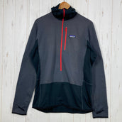 【Men's L グレー系】 2019 Patagonia ( パタゴニア ) R1 プルオーバー フーディ R1 Pullover Hoody FGE Forge Grey ポーラテック パワーグリッド ストレッチ フリース ポリエステル ウェア トップス アウ