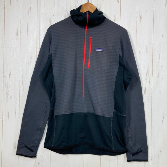【Men's L グレー系】 2019 Patagonia ( パタゴニア ) R1 プルオーバー フーディ R1 Pullover Hoody FGE Forge Grey ポーラテック パワーグリッド ストレッチ フリース ポリエステル ウェア トップス アウ