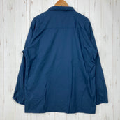 【Men's XL ネイビー系】 Mountain Hardwear ( マウンテンハードウェア ) コア エアシェル シャツ ジャケット Kor AirShell Shirt Jacket ナイロン ウェア トップス インナー シャツ ロングスリーブシャツ 化繊 z