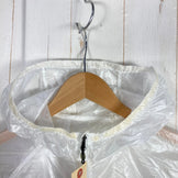 Mountain Hardwear Ghost Whisperer Hooded Jacket, Men's Size Small, White. Nylon outerwear, windshield, and top.