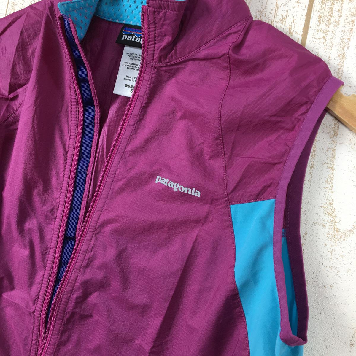 【Women's S パープル系】 Patagonia ( パタゴニア ) ナイン トレイルズ ベスト Nine Trails Vest ウィンドシェル 生産終了モデル 入手困難 24967 International Women's AMH ウィンドシェル ベスト ト