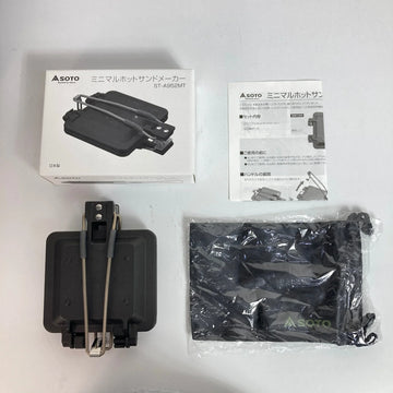 【OneSize ブラック系】 Soto ( ソト ) ミニマル ホットサンド メーカー Minimal Hot Sand Maker Amazon.co.jp限定 ステンレス クックウェア クッカー コッフェル z00054098  クッカー コッフェル クックウ