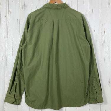 【Men's XL グリーン系】 Millet ( ミレー ) ブリーズバリヤー シャツジャケット Breathebarrier Shirt Jacket ナイロン ウェア トップス インナー シャツ ロングスリーブシャツ 化繊 z00056475  化繊 ロングスリ