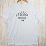 【Men's XL ホワイト系】 The North Face ( ザ・ノースフェイス ) エクスプローメッセージティー EXPLORE MESSAGE TEE ウェア トップス インナー シャツ ショートスリーブTシャツ クルーネック 化繊 z00050976 化 - 【公式】2ndGEAR（セカンドギア）Webショップ【登山用品・アウトドア用品専門 買取販売店】