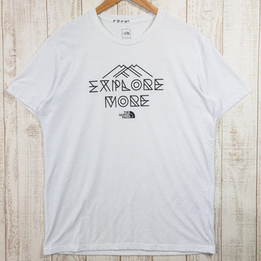 【Men's XL ホワイト系】 The North Face ( ザ・ノースフェイス ) エクスプローメッセージティー EXPLORE MESSAGE TEE ウェア トップス インナー シャツ ショートスリーブTシャツ クルーネック 化繊 z00050976 化 - 【公式】2ndGEAR（セカンドギア）Webショップ【登山用品・アウトドア用品専門 買取販売店】