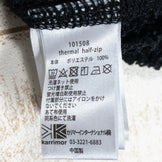 【Unisex S ブラック系】 Karrimor ( カリマー ) サーマル ハーフジップ thermal half zip ポリエステル ウェア トップス アウター ジャケット フリース z00050472 フリース アウター ジャケット トップス ウェア - 【公式】2ndGEAR（セカンドギア）Webショップ【登山用品・アウトドア用品専門 買取販売店】